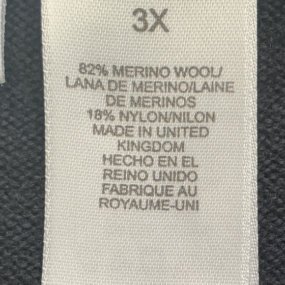 Women’s Black Merino Wool Skirt Size 3X. - Picture 3 of 5